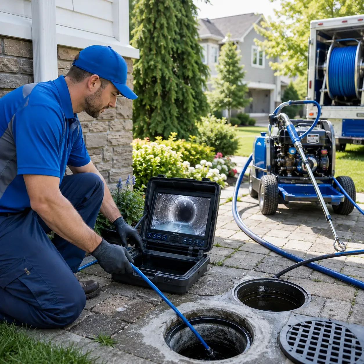 Outdoor drain cleaning professionals serving Granville, VT